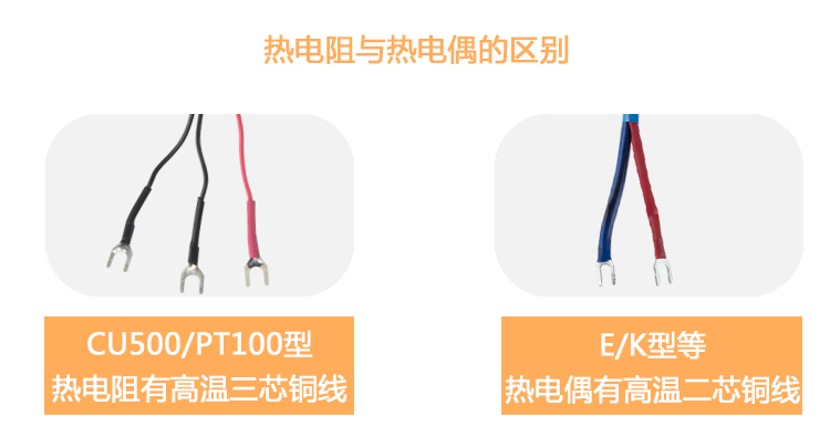 温度传感器 探头式 热电阻 和 热电偶